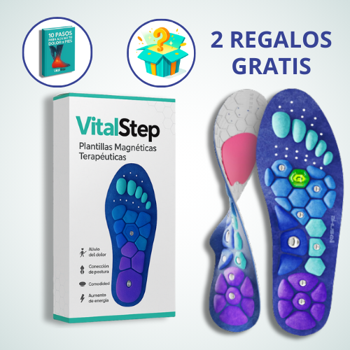VitalStep™ Plantillas Magnéticas Terapéuticas